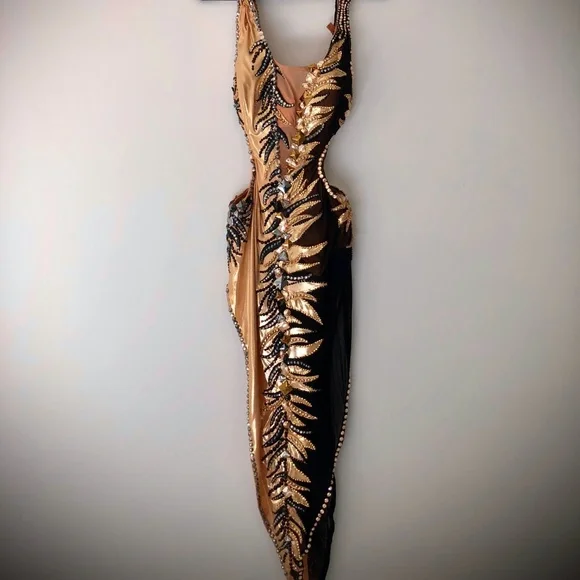 Ballroom Latin Rhythm Dance Dress - Picture 1 of 10